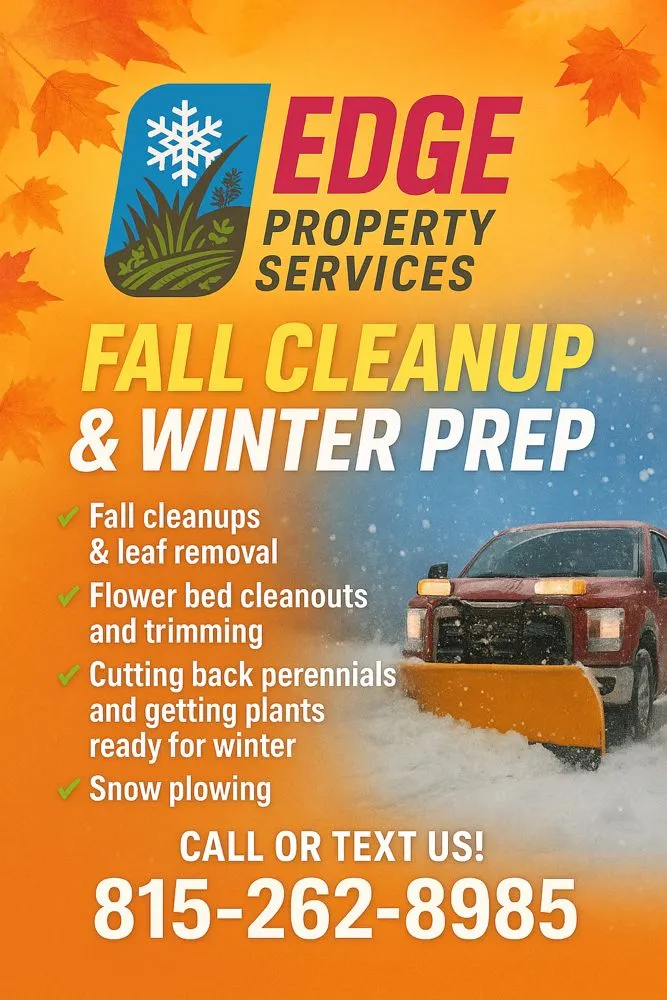 Custom outdoor landscaping in Prophetstown, IL by Edge Property Services