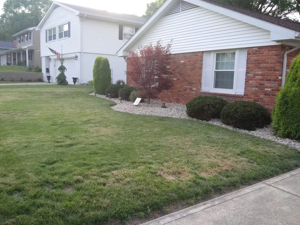 Custom outdoor landscaping for beautiful yards in Danville, IL by Edge Up Lawn Care