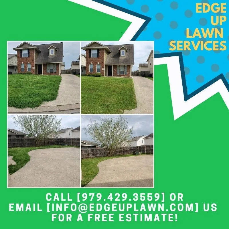 Top-rated lawn mowing service in College Station, TX by Edge Up Lawn Services