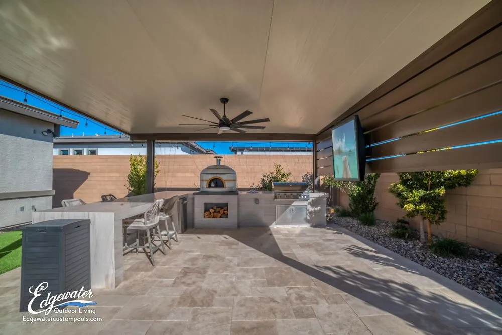 Trusted yard cleanup service for outdoor upgrades across Las Vegas, NV - Edgewater Custom Pools and Landscaping