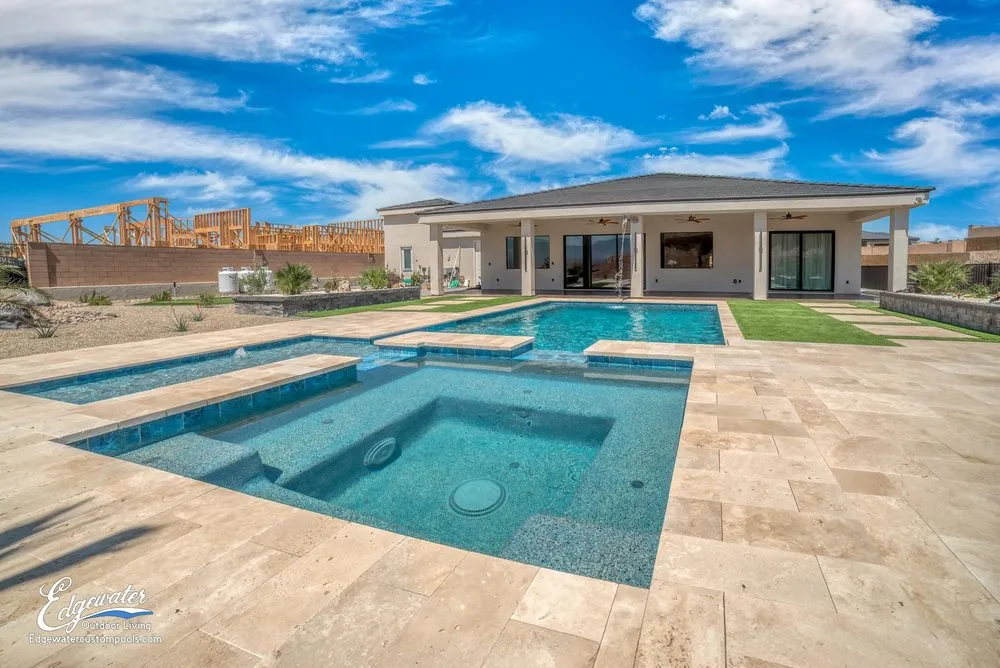 Local yard cleanup service with custom design across Las Vegas, NV - Edgewater Custom Pools and Landscaping