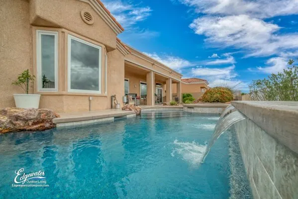 Edgewater Custom Pools and Landscaping Logo