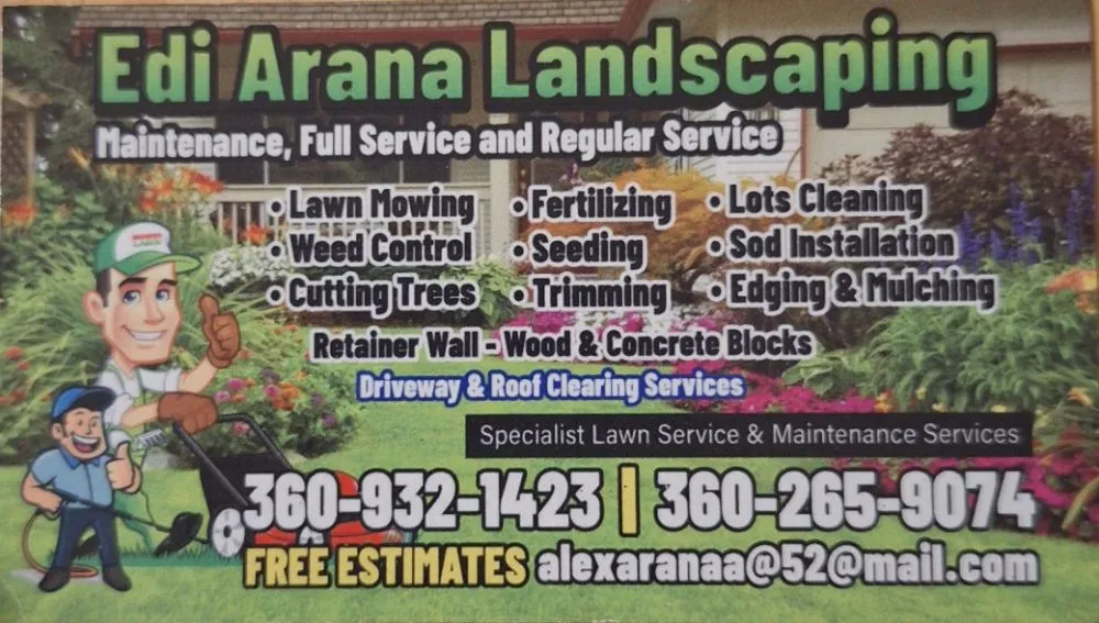 Professional yard maintenance for outdoor upgrades in Poulsbo, WA by Edi Arana Landscaping