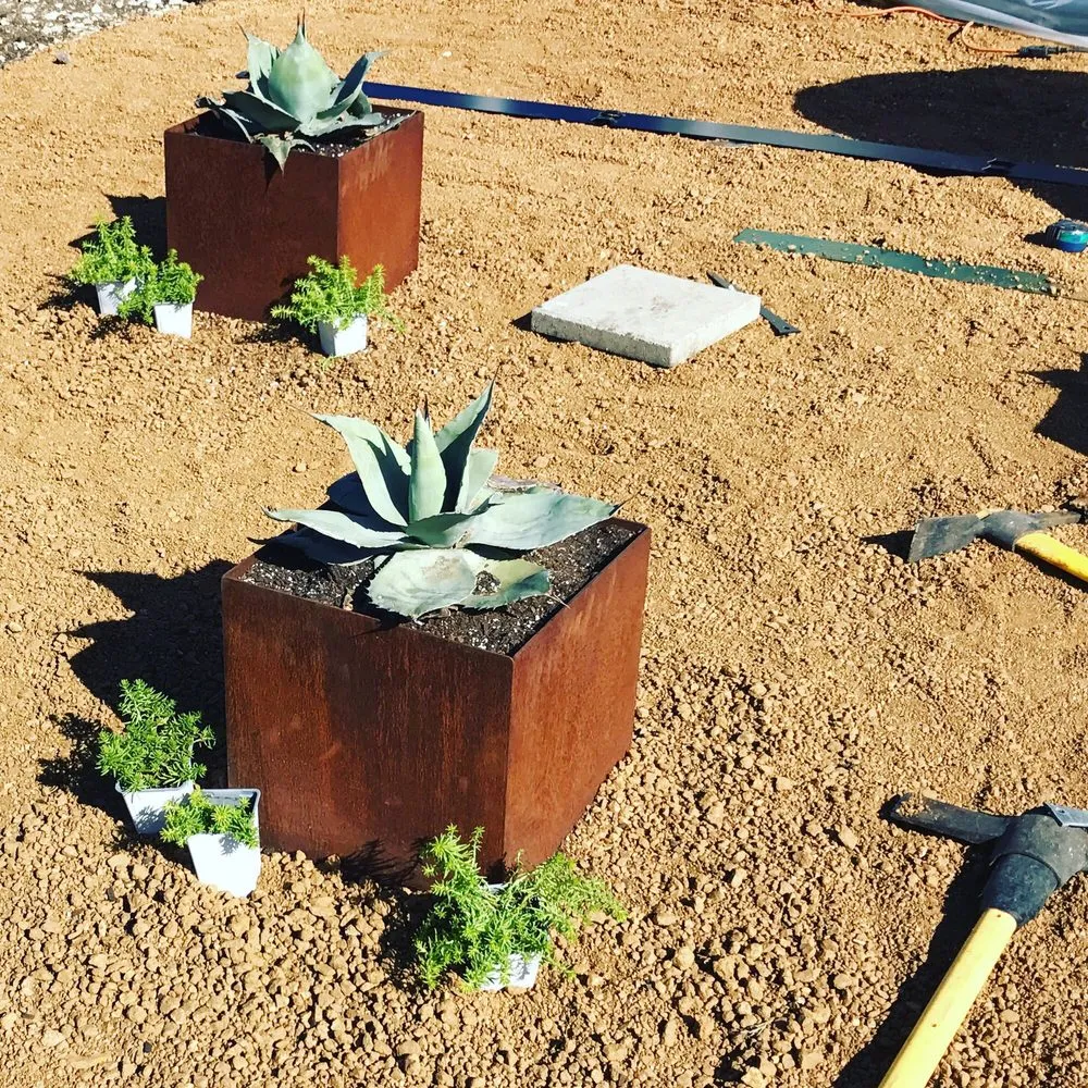 Trusted landscape installation with custom design in Dallas, TX by Edible Landscapes Dallas