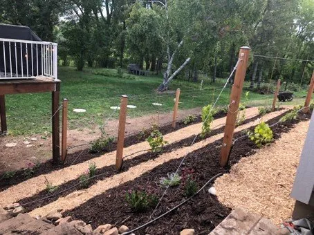 Custom garden landscaping near you in Woodbury, MN by Edible Landscapes MN