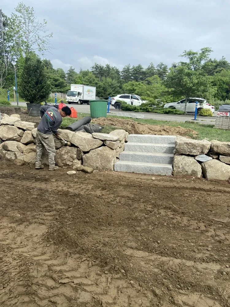 Expert lawn mowing service near you in Lynn, MA by Edin & Sons Hardscape Construction