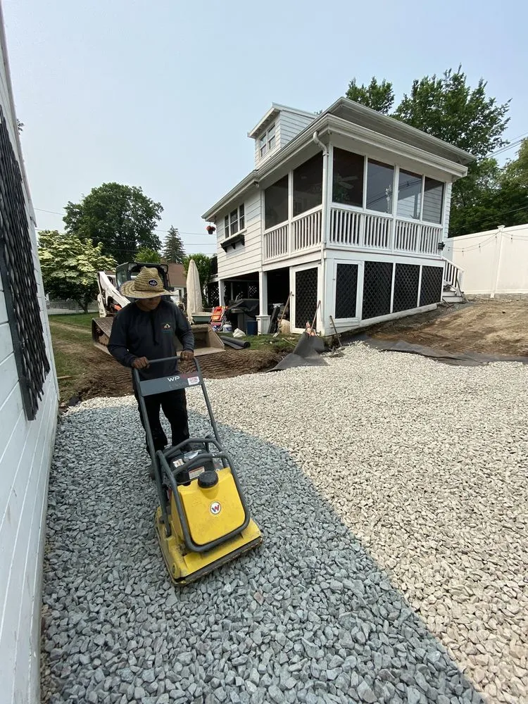 Local garden landscaping in Lynn, MA by Edin & Sons Hardscape Construction
