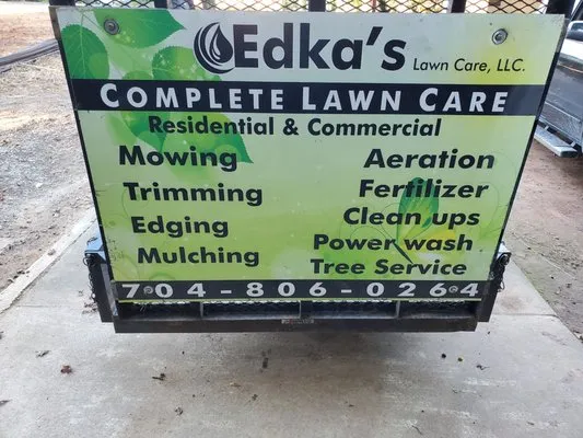 Edkas Lawn Care Logo