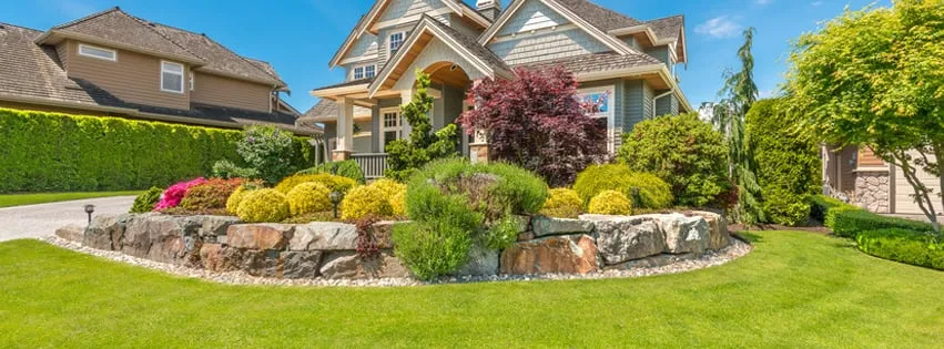 Affordable garden landscaping in Weymouth Town, MA by EDL Environmentally Designed Landscapes