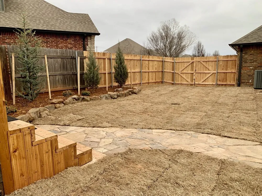 Trusted landscape installation for residential properties in Edmond, OK by Edmond Landscapes
