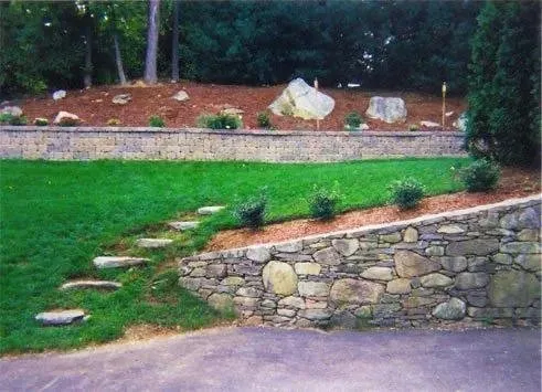 Local lawn mowing service with custom design in Natick, MA by Ed's Landscaping & Tree Service