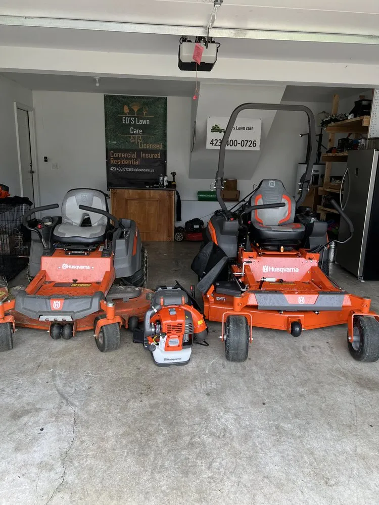 Custom residential landscaping in Rossville, GA by Ed's Lawn Care & Pressure Washing Service