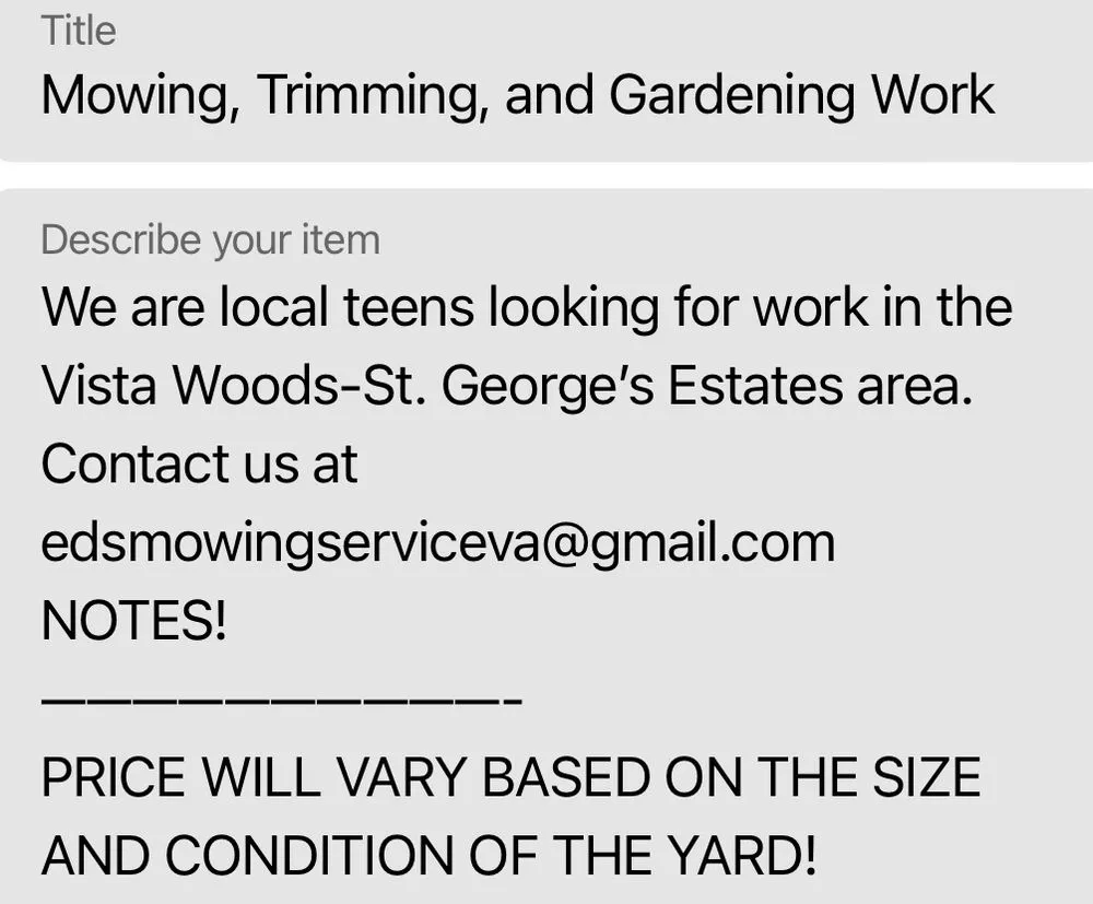 Affordable residential landscaping experts serving Stafford, VA - E&D’s Lawn Service