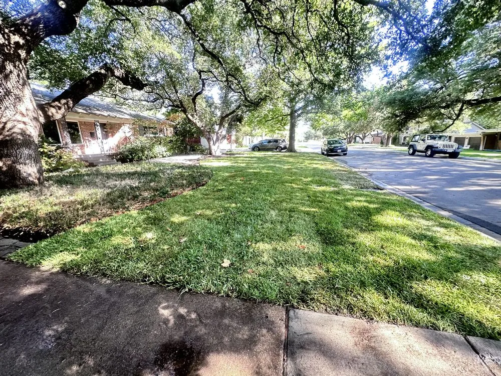 Custom landscape installation in Fort Worth, TX - Eduardo G Landscape