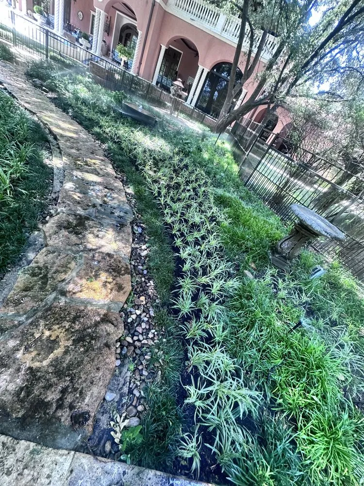 Custom landscape installation with custom design across Fort Worth, TX - Eduardo G Landscape