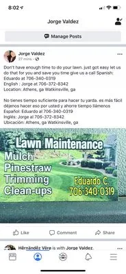 Eduardo Lawn Maintance Logo