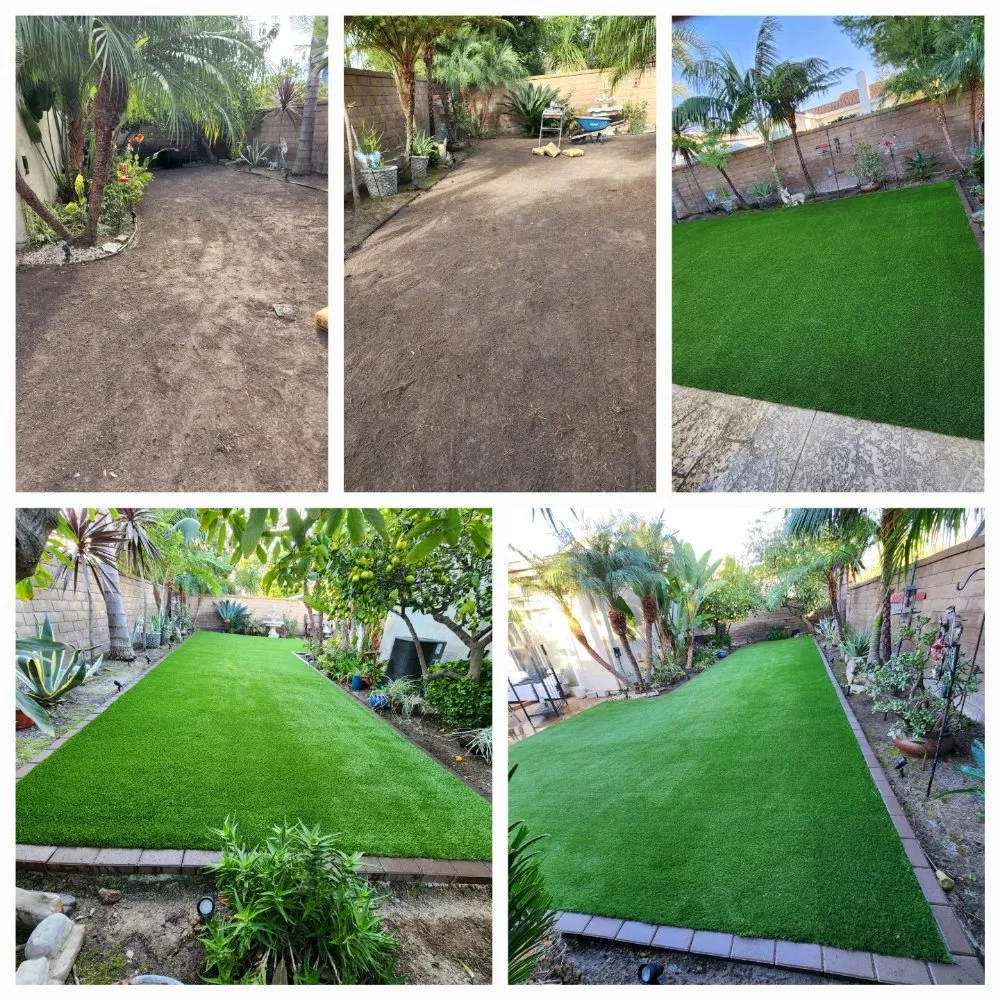 Custom landscaping services for outdoor upgrades in Garden Grove, CA by Eduardo's Hardscape