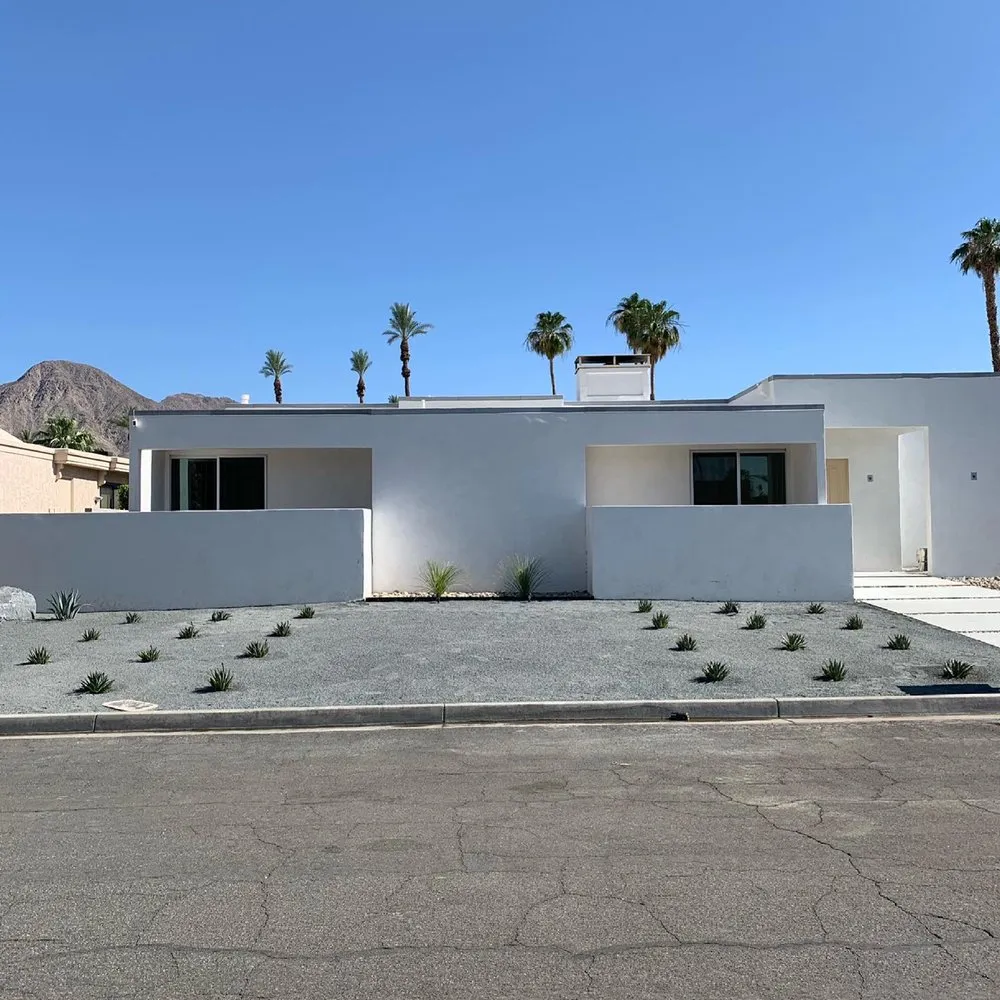 Professional landscape installation in Desert Hot Springs, CA by Eduardo's Hauling & Landscaping Services