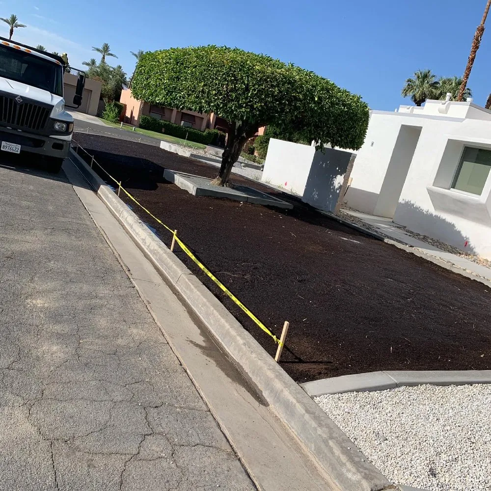 Professional residential landscaping with custom design across Desert Hot Springs, CA - Eduardo's Hauling & Landscaping Services