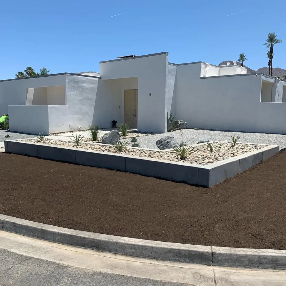 Affordable landscape installation in Desert Hot Springs, CA by Eduardo's Hauling & Landscaping Services