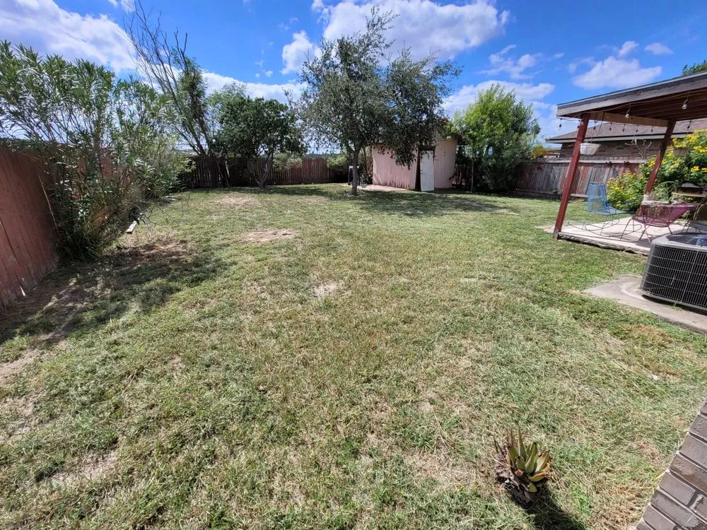 Professional yard cleanup service for outdoor upgrades in San Juan, TX by Edward American Lawn Services