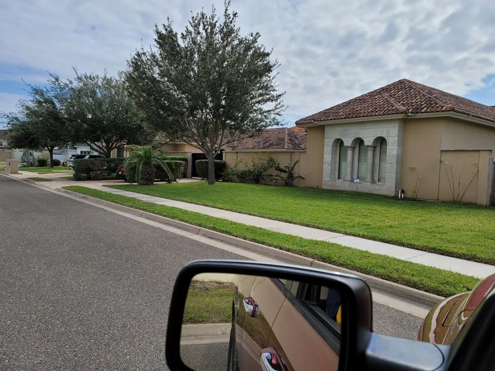 Custom outdoor landscaping for year-round maintenance in San Juan, TX by Edward American Lawn Services