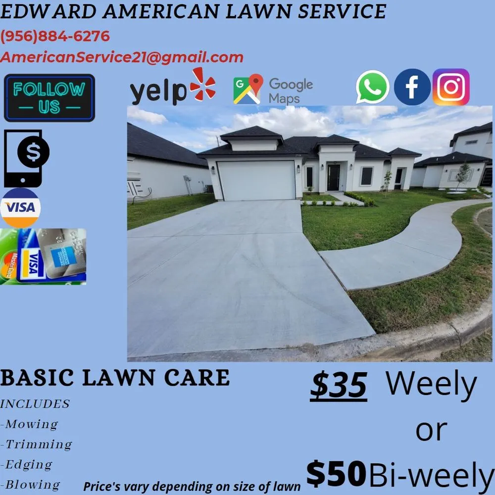 Custom garden landscaping in San Juan, TX by Edward American Lawn Services