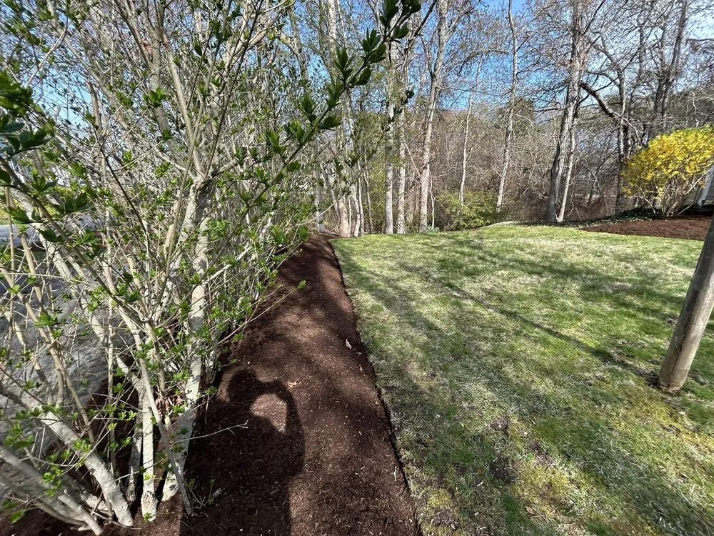 Affordable landscape installation in South Dennis, MA by Edwards Landscape