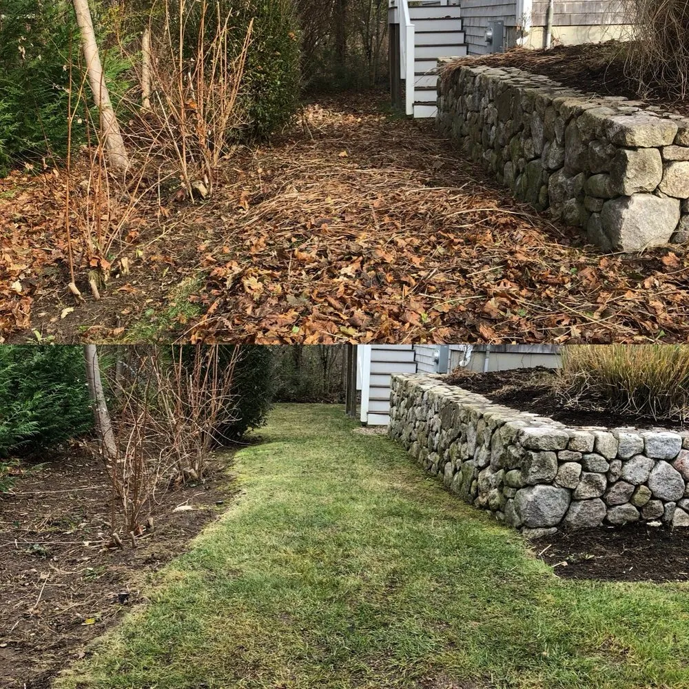 Local yard cleanup service in South Dennis, MA by Edwards Landscape