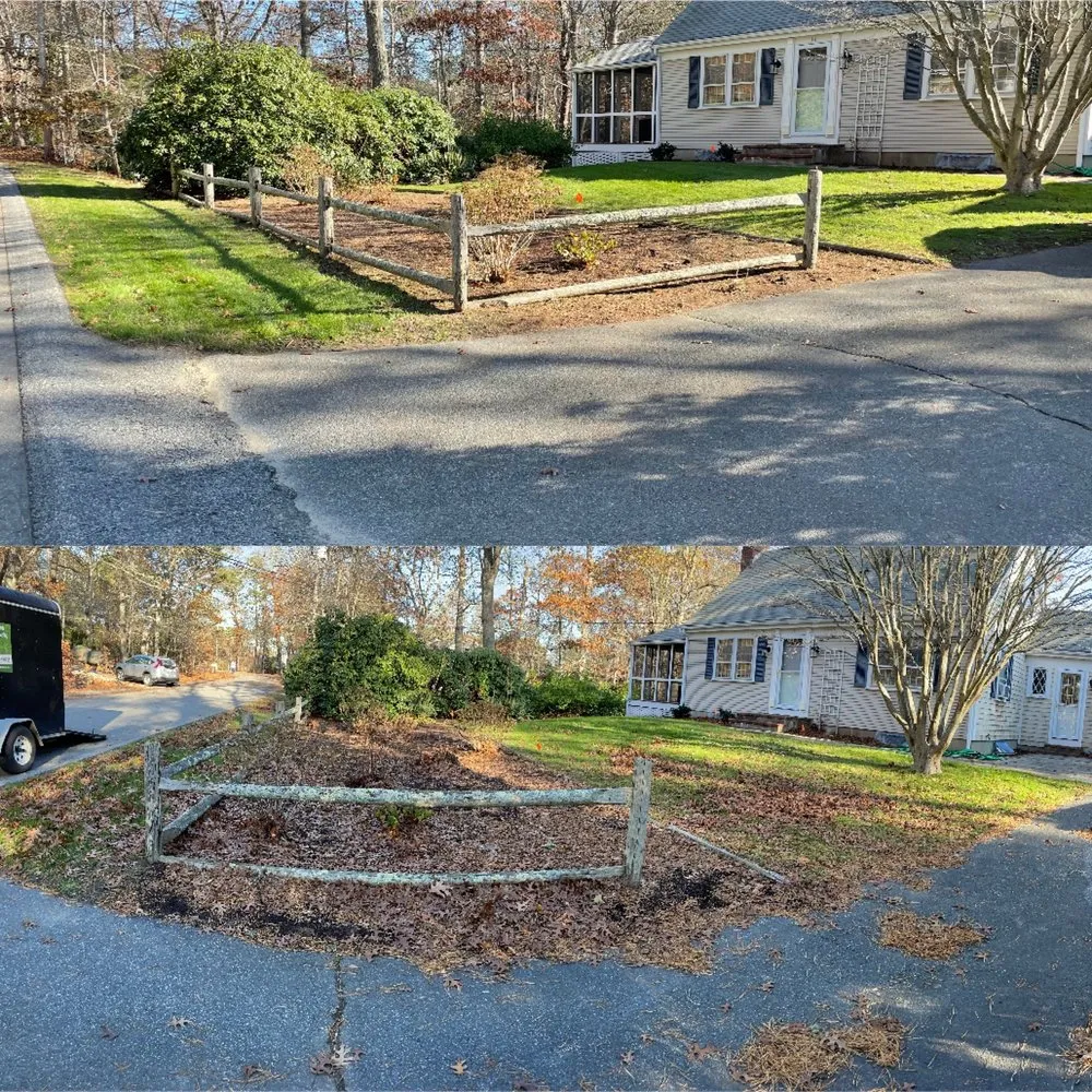 Professional yard cleanup service in South Dennis, MA by Edwards Landscape