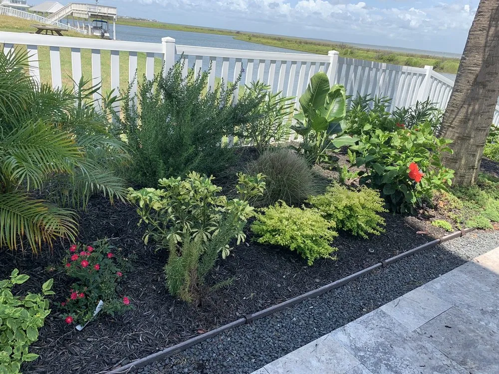 Reliable landscape installation near you in Galveston, TX by Edwin Landscaping