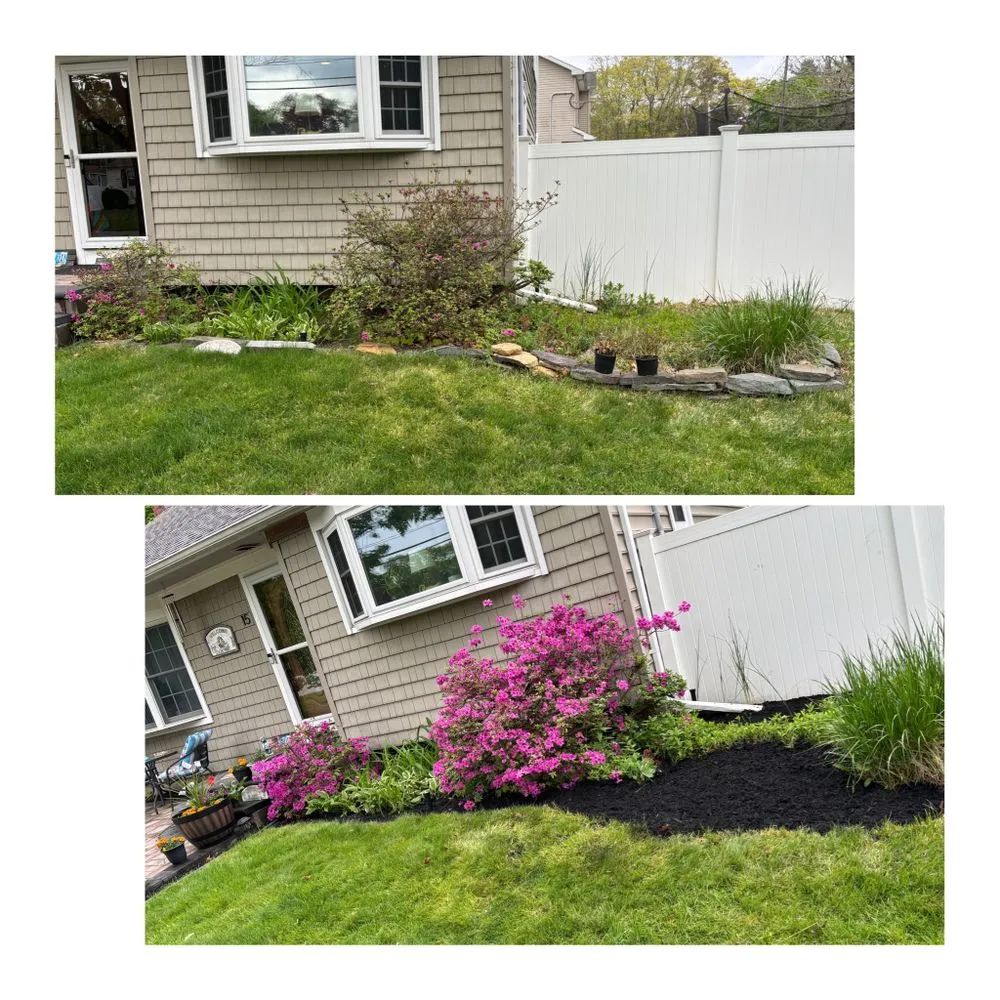 Local garden landscaping with custom design in Sound Beach, NY by E&E Home Services