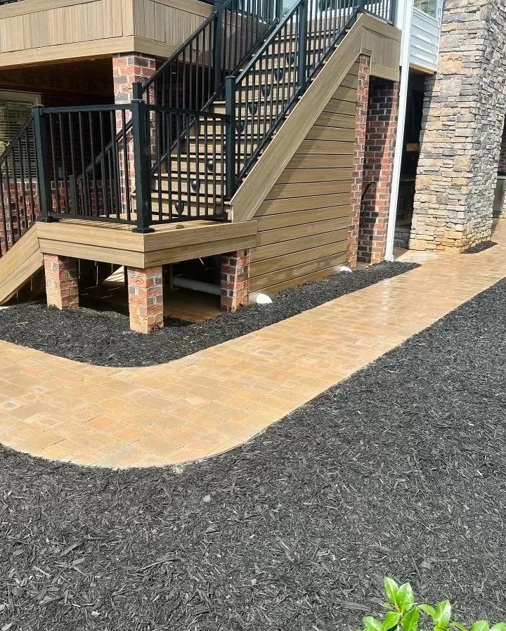 Expert lawn mowing service for residential properties across Lewisville, NC - E&E Landscape Solutions