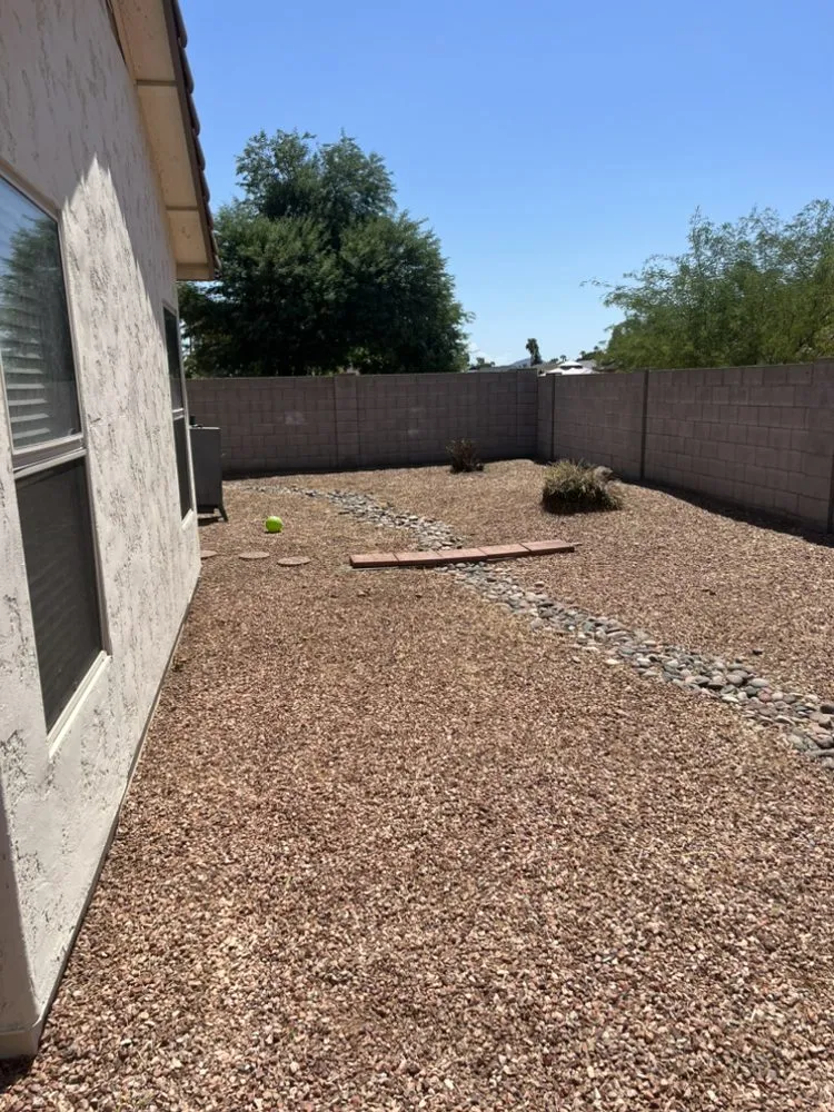 Reliable yard cleanup service for outdoor upgrades in Phoenix, AZ by E&E Landscaping Services