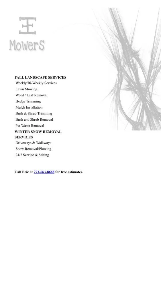 Trusted outdoor landscaping experts serving Ingleside, IL - E&E Mowers