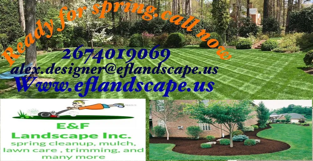 Custom lawn care service in Warminster, PA - E&F Landscape