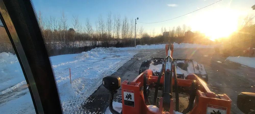 Custom residential landscaping for homes in Hampden, ME by EFA Earthworks