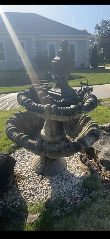 Custom residential landscaping in Decatur, AL by Efficiency Lawn & Landscaping