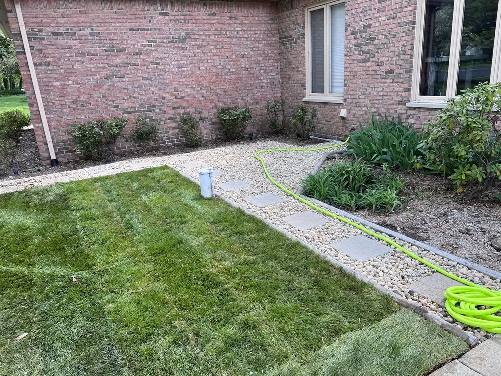 Custom garden landscaping near you in McHenry, IL by E.F.P. Express Landscaping Service