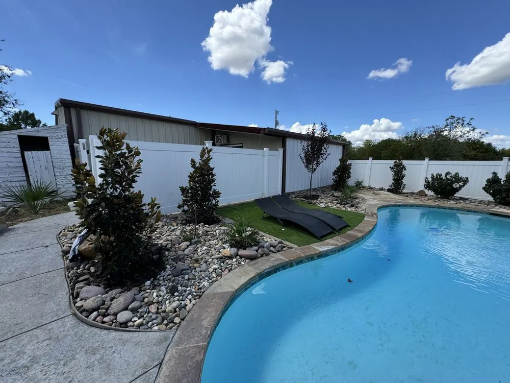 Top-rated yard cleanup service with custom design in Princeton, TX by EG construction & Landscaping