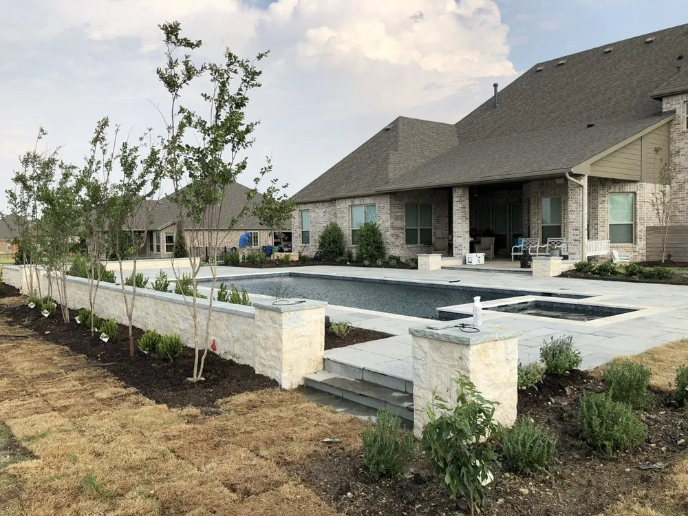 Custom outdoor landscaping for residential properties across Princeton, TX - EG construction & Landscaping