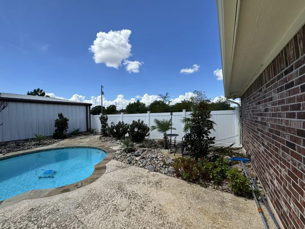 Local outdoor landscaping in Princeton, TX by EG construction & Landscaping