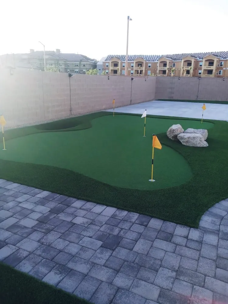 Custom landscaping services for residential properties in Las Vegas, NV by EG Landscape