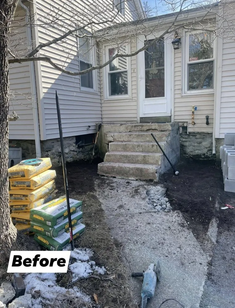 Custom landscape installation in North Grafton, MA by EGMG Landscaping