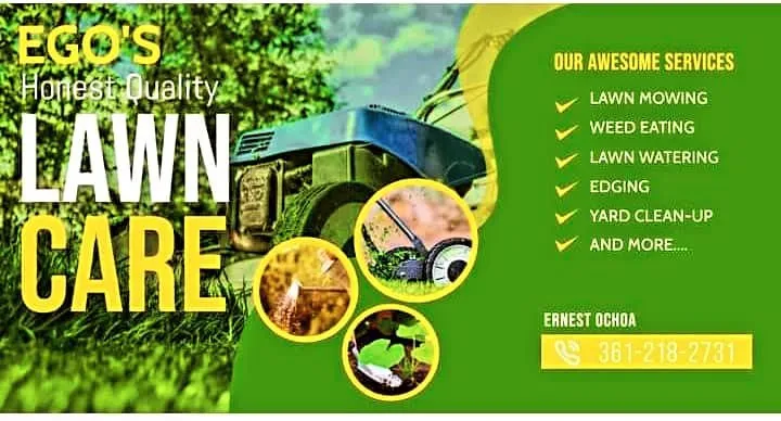 Custom yard maintenance for outdoor upgrades in Victoria, TX by EGO'S Honest Quality Lawncare