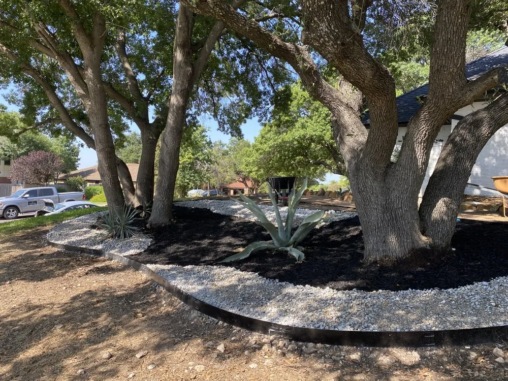 Affordable landscape design in Azle, TX by Eguez Landscaping