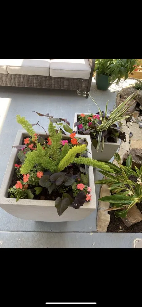 Custom garden landscaping for outdoor upgrades in Azle, TX by Eguez Landscaping