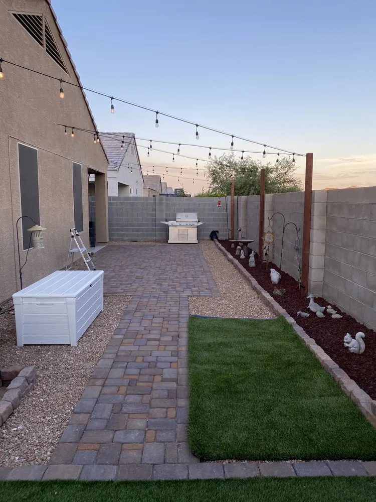 Expert garden landscaping for residential properties in Apache Junction, AZ by EH Landscaping