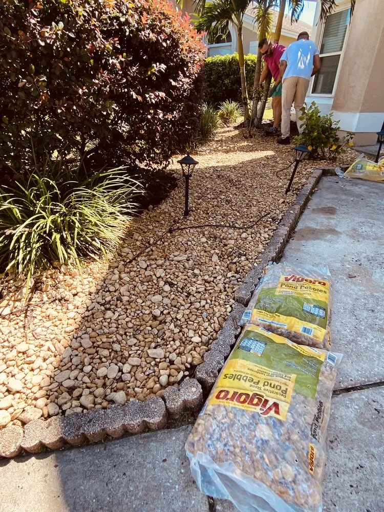 Local landscape installation in Orlando, FL by E&H Lawn Services