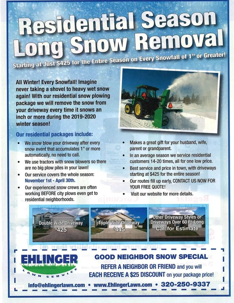 Custom outdoor landscaping in St Joseph, MN by Ehlinger Lawn Service
